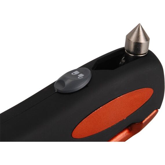 EXTOL Premium pneumerač digitálny EMERGENCY 5v1, LED svetlo výstražné, kladivko, rezák, 8863050 