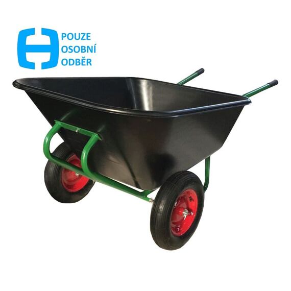 kolečko zahradní 2-kolové, 210l, nosnost 120kg, nafukovací 400-8, Zn 533911