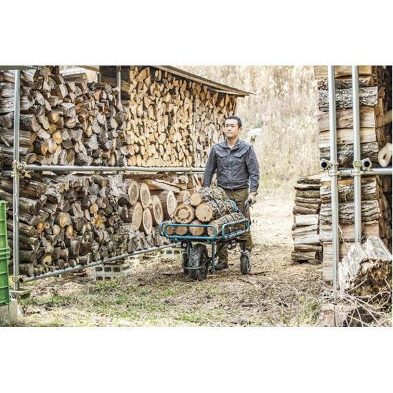 MAKITA DCU180Z aku přepravní kolečko, 18V bez baterie, max.130kg, 0-1,5/3,5km/hod, bez korby a koše