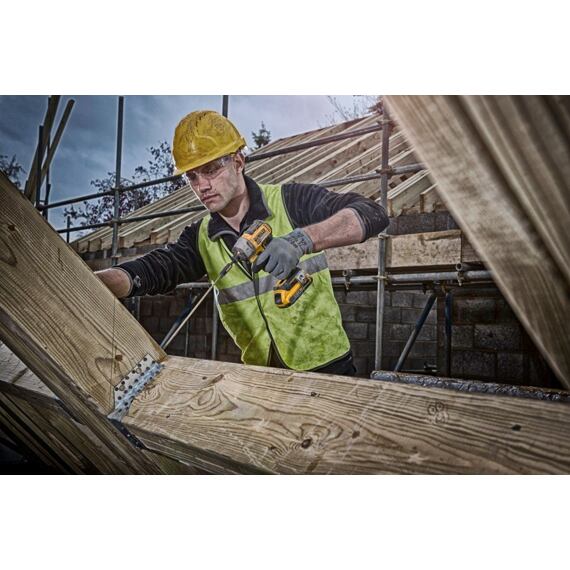 DeWalt DCF887NT aku rázový utahovák 18V bez baterie, 1/4", 205Nm, kufr TSTAK