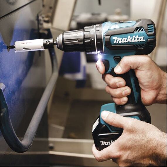 MAKITA DHP485Z aku bezuhlíkový příklepový šroubovák 18V bez baterie, 50Nm, 0-500/1900 ot./min