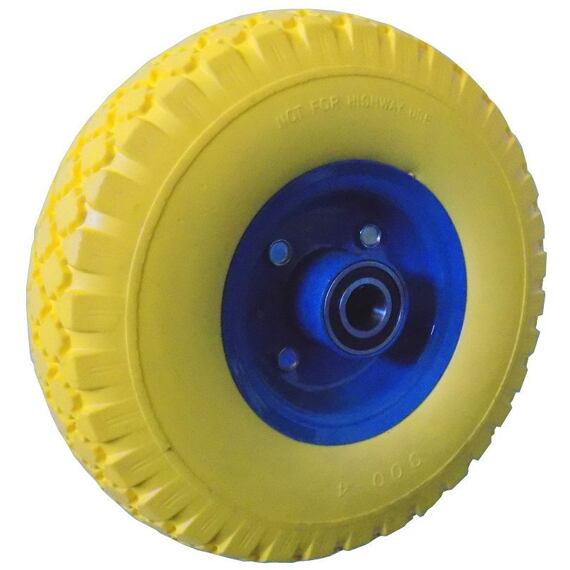 kolo k rudlu 260mm, POLYURETAN, nepropíchnutelné, kov.disk, kuličkové ložisko, 100kg, KLP5016-05