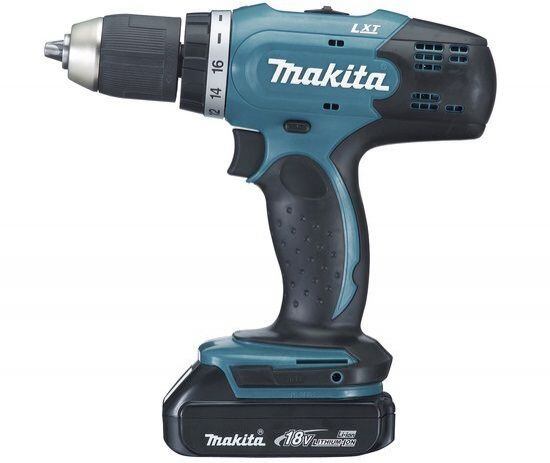 MAKITA DDF453SYX4 aku vrtačka 18V/2*1,5Ah, 0-400/1300 ot./min, 42Nm, karton