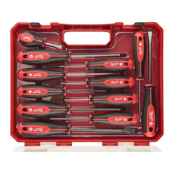 MILWAUKEE 4932472003 sada šroubováků Tri-lobe 12-dílná, PL+PH+PZ, magnet, kufr