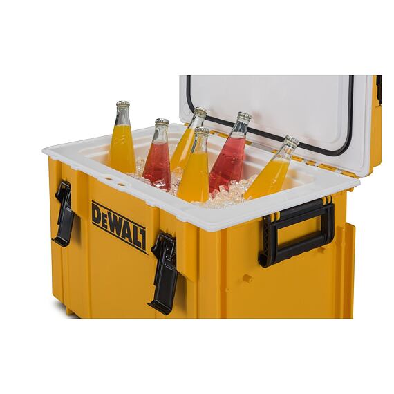 DeWalt DCK266P2C sada DCD796+DCF887, 18V/2*5Ah + chladící box DWST1-81333, 25,5l, led až 5 dní