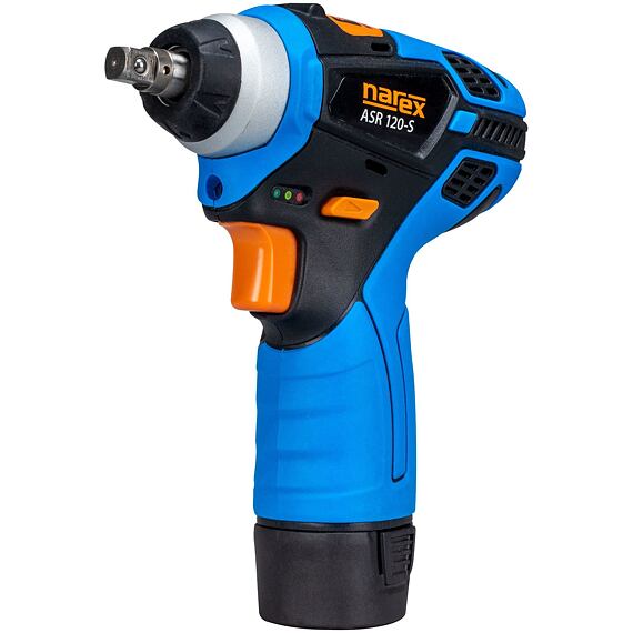 NAREX ASR 122-S BMC, aku rázový utahovák 12V/2*2Ah, 139Nm, 3/8", kufr