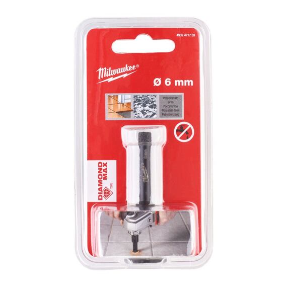 MILWAUKEE 4932471759 diamantový vrták na dlažbu 6mm, M14