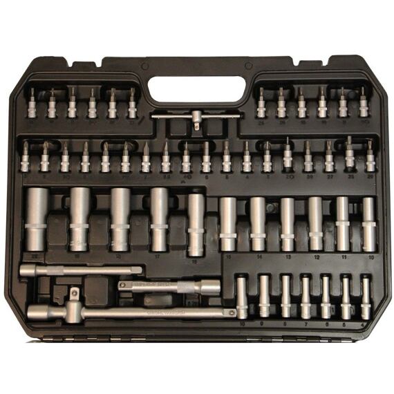 PROTECO gola sada 1/2"+1/4"+3/8" 173ks, ráčna 72 zubů 43.SN-123814-A01