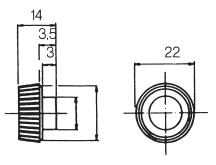 matka plast ozubená BG22 M6