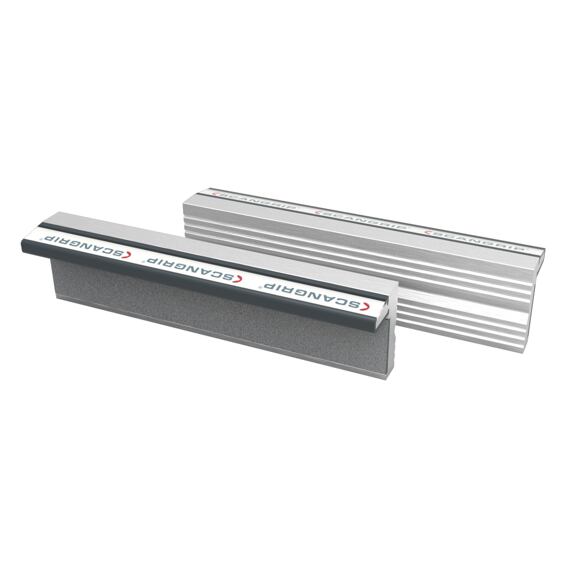 SCANGRIP vložky čelistí do svěráku MAGNEFIX N - Al rovné , Al 125mm
