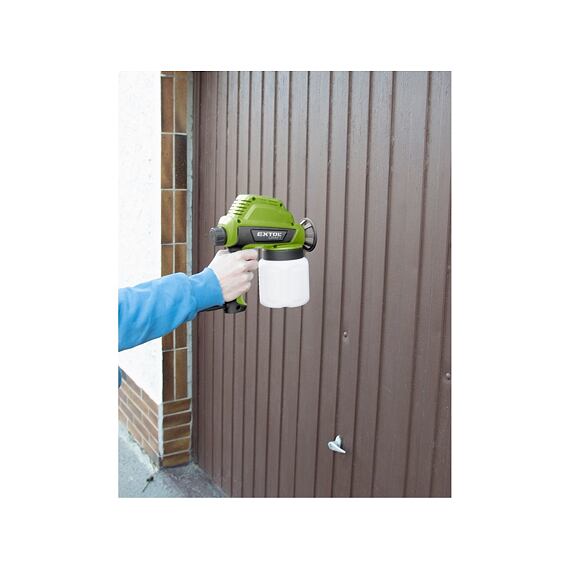 EXTOL Craft stříkací pistole na barvu 110W, tryska 0,8mm, viskozita 60din/s 412114