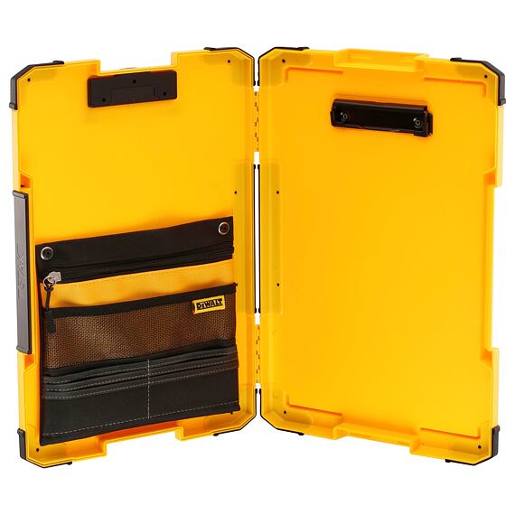 DeWalt DWST82732-1 TSTAK clipboard, písacia podložka s vnútorným úložným priestorom, LED lampa