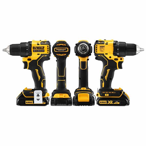 DeWalt DCD708D2T aku vŕtací skrutkovač, 65 Nm, 18V/2*2Ah, TSTAK kufrík