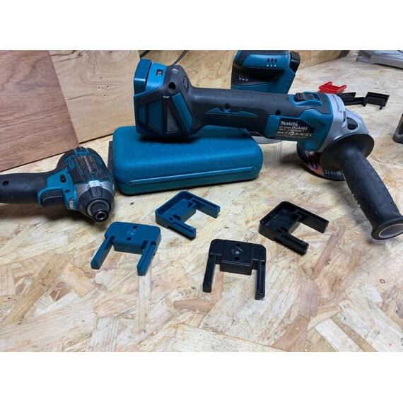 StealthMounts držák pro uložení aku strojů MAKITA LXT 18V, modrý, 1ks