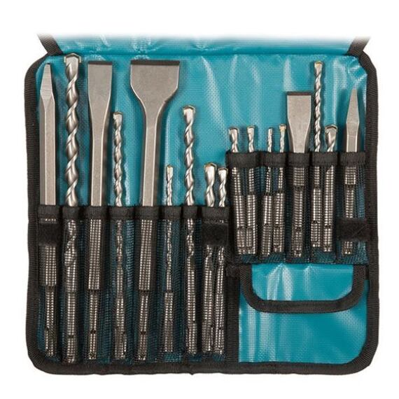 MAKITA D-53073 súprava vrtákov a sekáčov SDS+ 17ks v textilnom púzdre