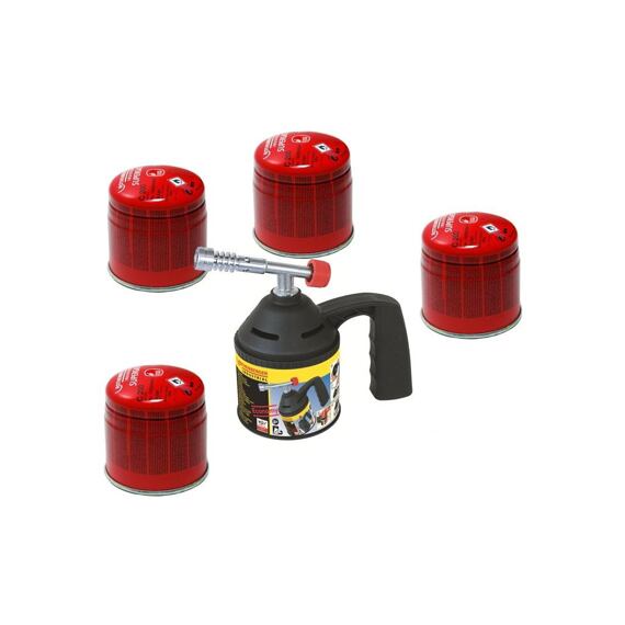 ROTHENBERGER ROT035912 plynový horák 1750°C + 4x kartuša C200