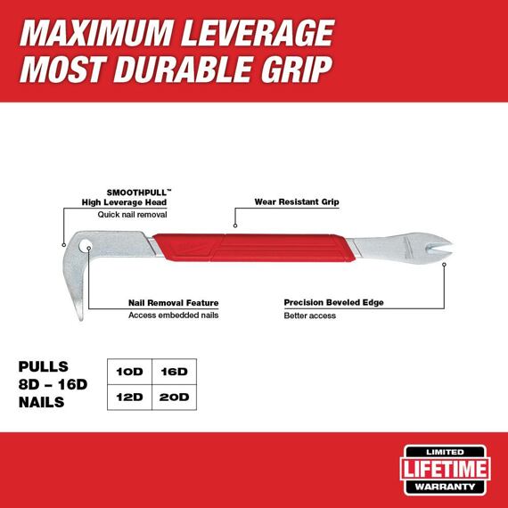 MILWAUKEE 4932478251 páčidlo - vytahovač hřebíků 305mm