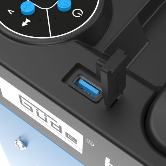GÜDE GEH 3300 ohrievač elektrický 2220W/3300W, 315m3/hod., LED svetlo, prehrávač hudby, USB port