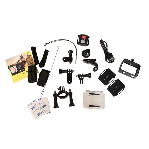 PROTECO kamera sportovní OUTDOOR, video 4K 60FPS, vodotěsná do 30m, 170°objektiv