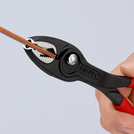 KNIPEX kleště s posuvným kloubem TwinGrip 200mm VÁNOČNÍ EDICE, čelní a boční úchop 8201200S02