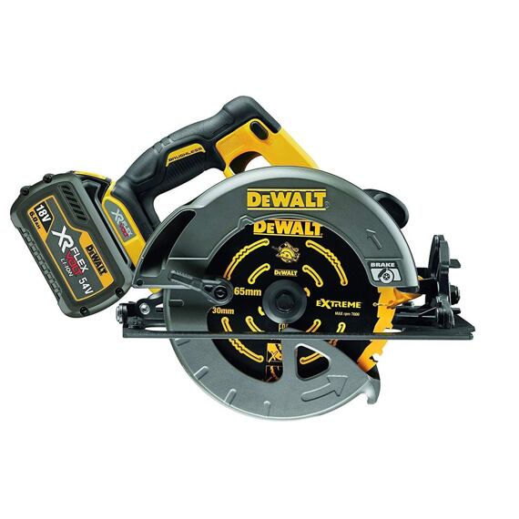 DeWalt DCS575NT aku okružní pila FLEXVOLT 54V, kotouč 190mm, prořez 67mm, bez baterie, kufr Tstak