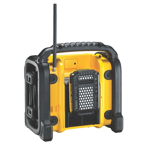 DeWalt DCR020 aku rádio 10,8/14,4/18V + 230V, tuner DAB+/FM