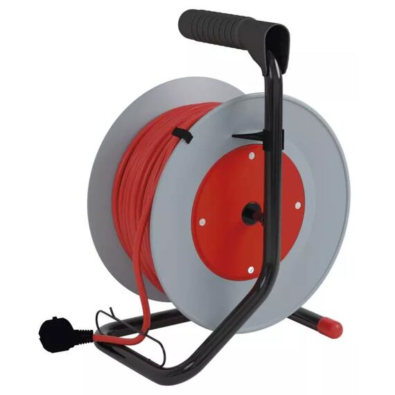 EMOS kabel 230V prodlužovací 15m/4Z PVC 3*1mm buben P194151