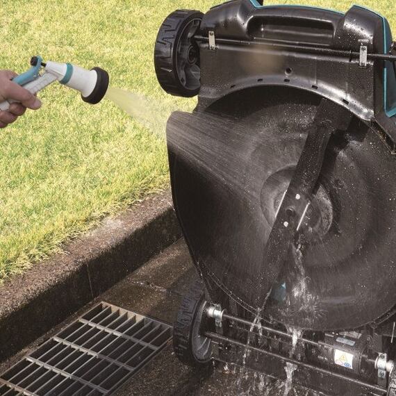 MAKITA DLM538Z aku kosačka 2*18V, 530mm, kolieska 180/230mm guľôčkové ložiská, Li-ion LXT, bez batér