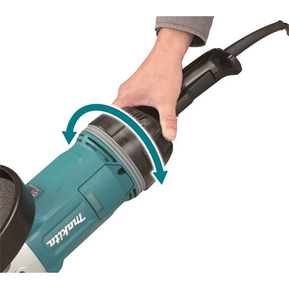 MAKITA GA9070X1 uhlová brúska 230mm, 2800W, elektronika AFT, otočná zadná rukoväť o 90°