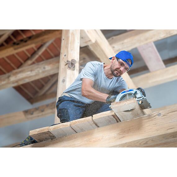 NAREX EPK 18 ruční okružní pila 1400W, hloubka řezu při 90° 0-60mm, kotouč 185*20mm, Al vodící deska