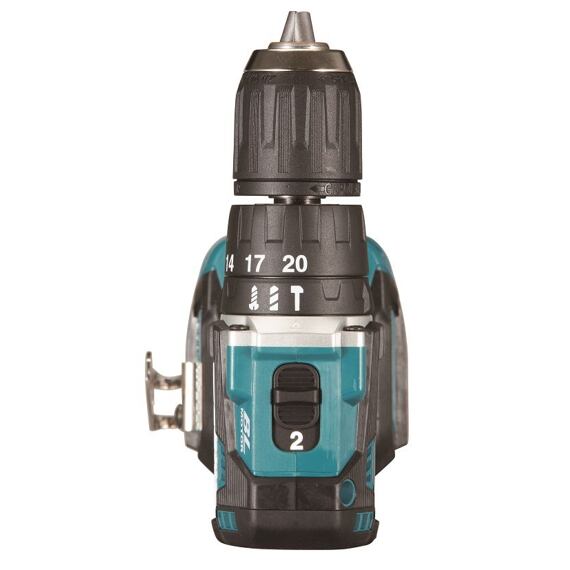 MAKITA DHP487RAJ aku bezuhlíkový príklepový skrutkovač LXT 18V/2*2Ah,40Nm, 0-500/1700 ot./min.,MAKPA
