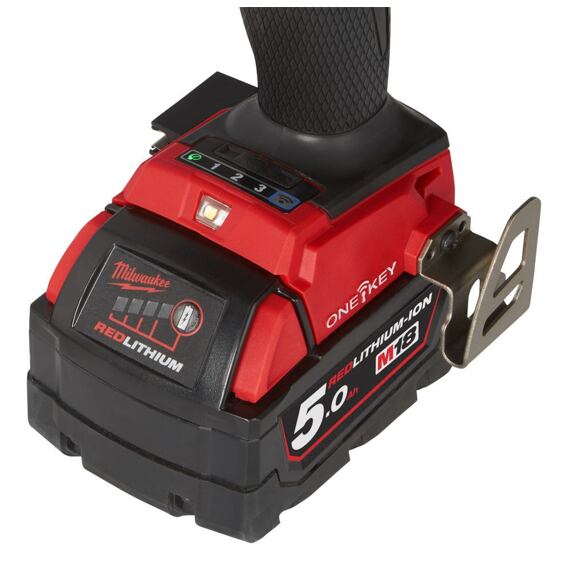 MILWAUKEE M18 ONEPD2-0X bezuhlíková ONE-KEY aku vŕtačka príklepová 18V, bez batérie, 135Nm