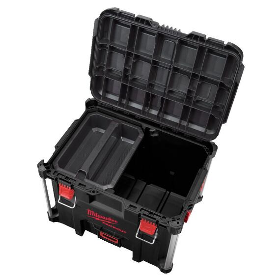 MILWAUKEE 4932478162 box PACKOUT XL, nosnosť až 45kg, IP65, vnútorný organizér