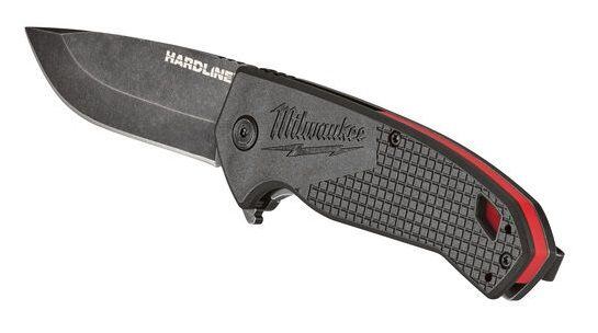 MILWAUKEE 48221994 nůž zavírací Hardline čepel 75mm, ocel D2, spona na opasek
