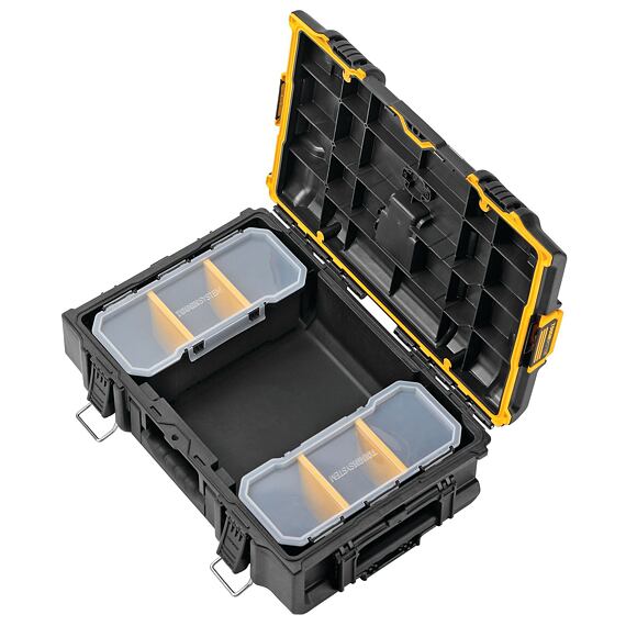 DeWalt DWST83293-1 kufrík box DS166, objem 39l, 554*336*165mm, ToughSystem, IP65