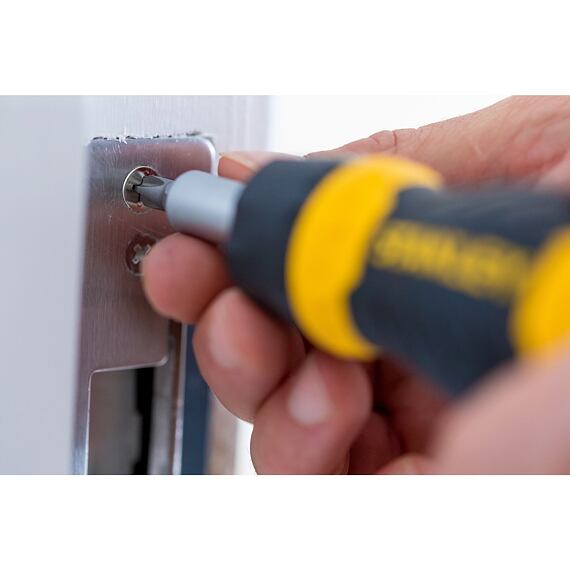 STANLEY 0-66-358 ráčnový šroubovák MINI s bity, rukojeť ABS plast