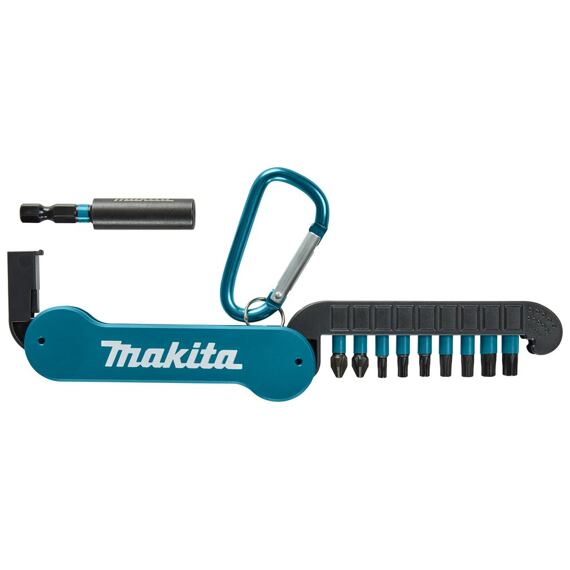 MAKITA E-15811 sada bitů 1/4" Impact Black, 10ks, karabina