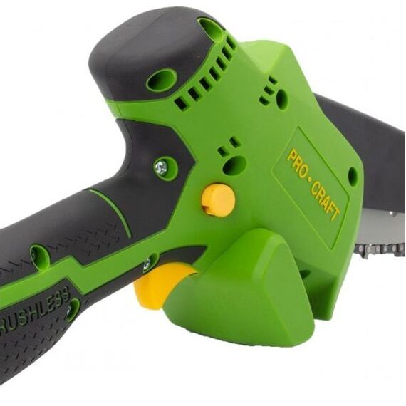 PROCRAFT PKA16 aku ruční řetězová pilka 16V/2*2Ah, lišta 100mm, bezuhlíkový motor