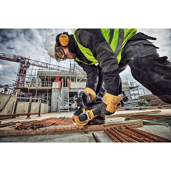 DeWalt DCG406N aku bezuhlíková úhlová bruska 18V, 125mm, elektronická brzda
