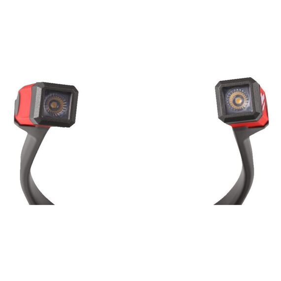 MILWAUKEE L4 NL400-301 aku svítilna na krk, 2 světelné hlavy, 400lm, dva režimy, nabíjení USB,