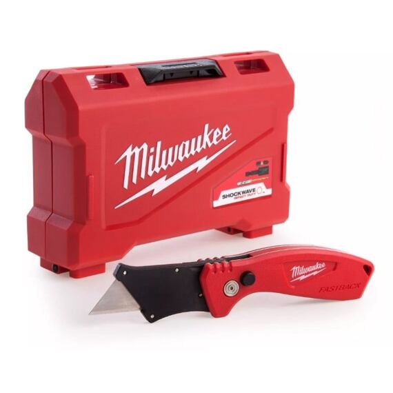 MILWAUKEE 4932459763 súprava bitov a vrtákov SHOCKWAVE + kompaktný nôž FASTBACK