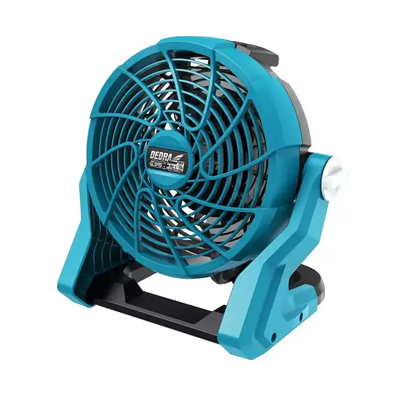 DEDRA aku ventilátor 18V, priemer 7"/180mm, tri rýchlosti, bez batérie, DED7080
