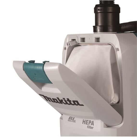 MAKITA VC009GZ01 aku vysávač chrbtový 40V XGT, 3 rýchlosti vysávania, suché vysávanie, AWS, bez baté