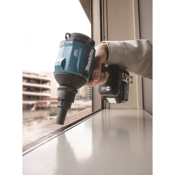 MAKITA DAS180Z aku ofukovač 18V LXT, 4 rychlosti proudu vzduchu, příslušenství, bez baterie