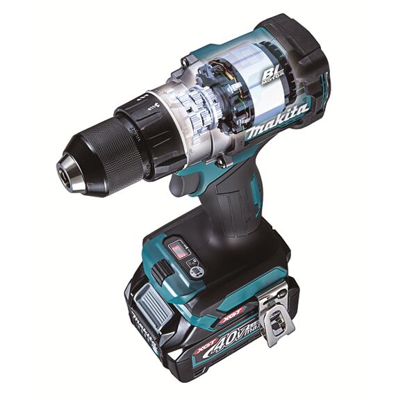 MAKITA DF001GZ01 aku bezuhlíková vŕtačka XGT 40V, 140Nm, XPT, Makpac bez batérie
