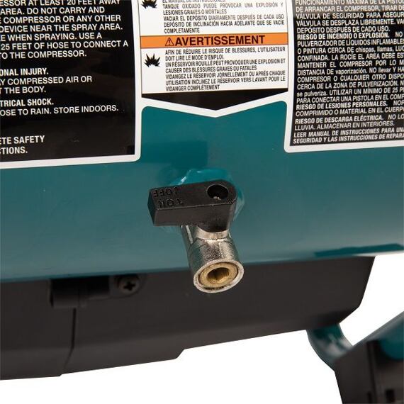 MAKITA AC001GZ aku kompresor s nádobou 7,6l, 9,3 bar 40V XGT, bez baterie