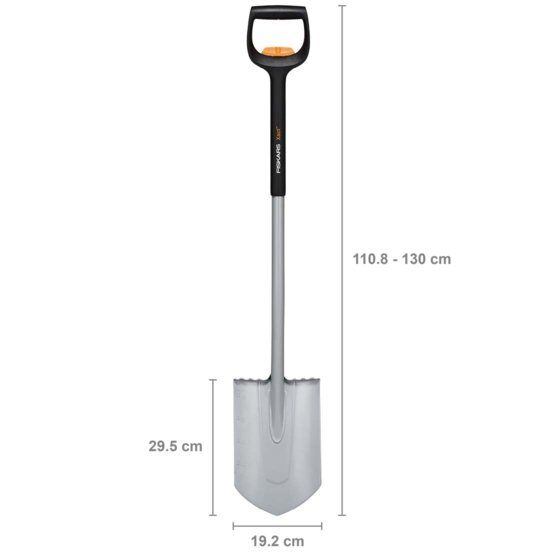 FISKARS 1066732 rýč Xact teleskopický 1,1-1,3m, špičatý