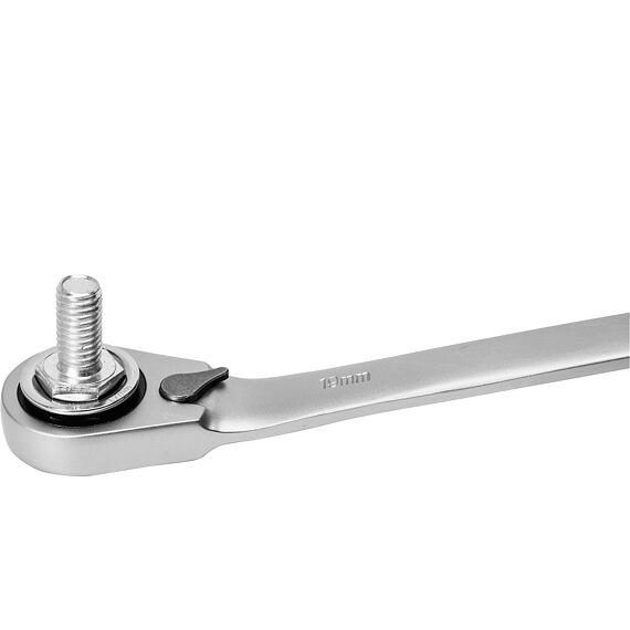 EXTOL Premium klíč ráčnový tvarovaný, sada 11ks vložek 8-19mm, CrV, 8816101