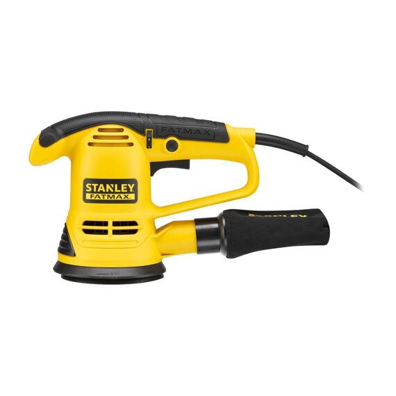 STANLEY FME440K-QS excentrická brúska 125mm, 230V, 480W, rozkmit 5,5mm, 4000-12000 ot./min., kufrík