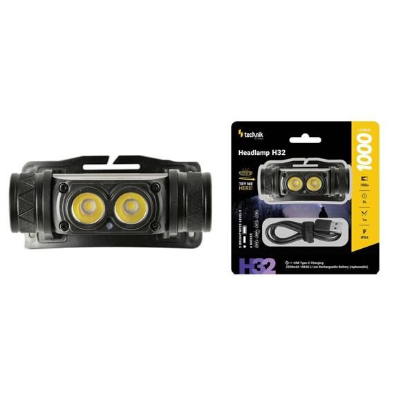 Technik Headlamp H32 nabíjecí čelovka 1000lm